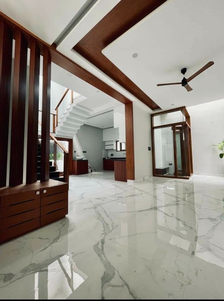 Open plan entry foyer
